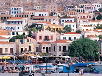 The harbor of Chalki